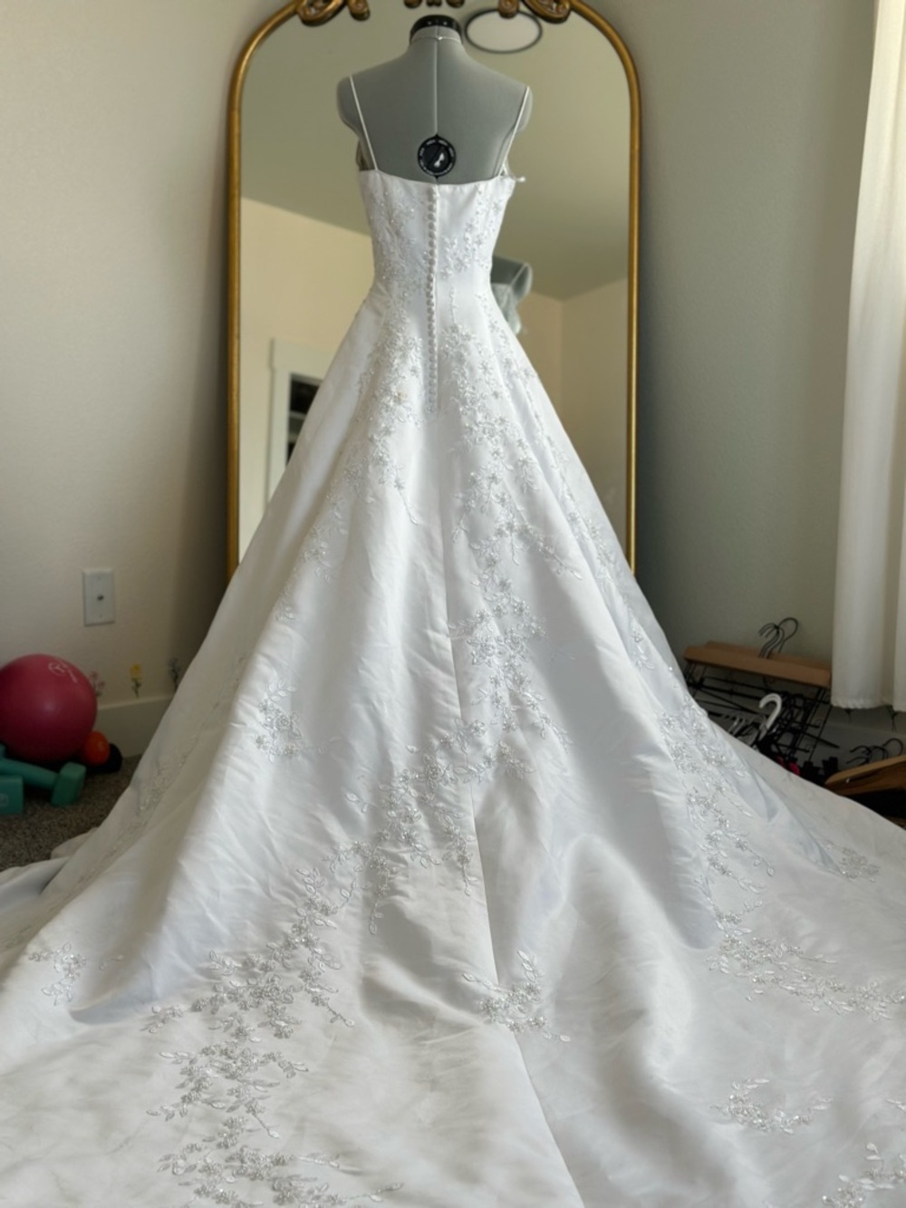 Christina Wu White Strapless A-Line Wedding Gown - Picture 4 of 7